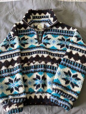 Aerie Sherpa Zip-up Sz M